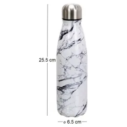 Bouteille de transport en acier inoxydable double paroi 50 cl