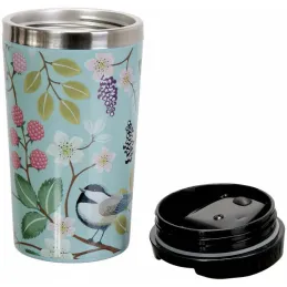 Mug de transport double paroi imprimé végétal 35 CL