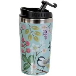 Mug de transport double paroi imprimé végétal 35 CL