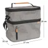 Sac de transport lunch bag en tissu