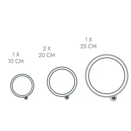 Set de 4 couvercles fraîcheur Green attitude