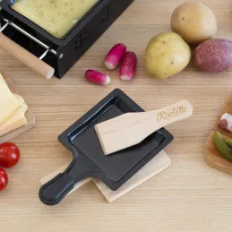 Set de 4 spatules à raclettes en bois