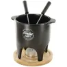 Service à fondue à la bougie duo