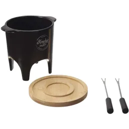 Service à fondue à la bougie duo