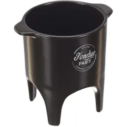 Service à fondue à la bougie duo