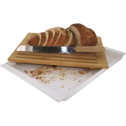 Planche à pain en bambou 38x27 cm avec couteau