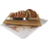Planche à pain en bambou 38x27 cm avec couteau