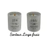Bougie senteur linge frais pot en ciment