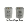 Bougie senteur linge frais pot en ciment