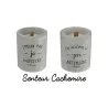 Bougie senteur cachemire pot en ciment