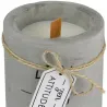 Bougie senteur cachemire pot en ciment