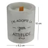 Bougie senteur cachemire pot en ciment