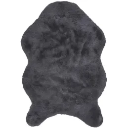 Tapis imitation fourrure poil fin 60x90 cm
