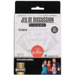 Jeu de cartes débat en famille 54 cartes