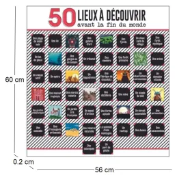 Poster 50 cases à découvrir