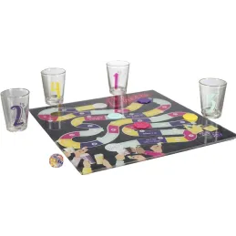 Jeu à boire jeu de plateau avec 4 shooters