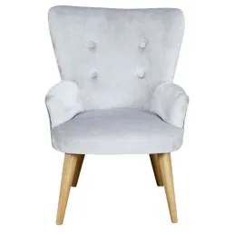 Fauteuil enfant en velours Helsinki