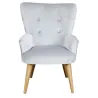 Fauteuil enfant en velours Helsinki