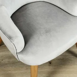 Fauteuil enfant en velours Helsinki