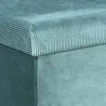 Banc coffre de rangement velours côtelé Giullia