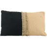 Coussins à motif en jute et coton (Lot de 3)
