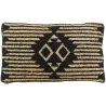 Coussins à motif en jute et coton (Lot de 3)