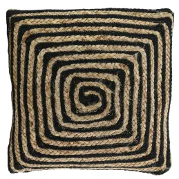 Coussins à motif en jute et coton (Lot de 3)