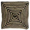 Coussins à motif en jute et coton (Lot de 3)