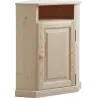 Petit meuble d'angle en bois brut