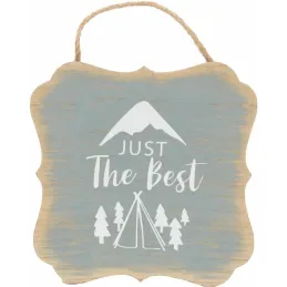 Décorations à suspendre Just the best (Lot de 4)