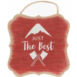 Décorations à suspendre Just the best (Lot de 4)