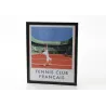 Affiche tennis club français 40x50 cm
