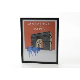 Affiche marathon de Paris 40x50 cm