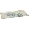 Vide poche en verre Feuille