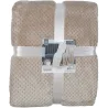 Plaid sherpa effet nid d'abeille 180x220 cm