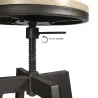 Ensemble table mange debout avec 2 tabourets Aria
