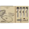 Coffret couteau à huitres et 4 fourchettes en acier inoxydable