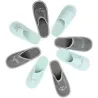 Porte chaussons invités avec 4 paires de chaussons Family