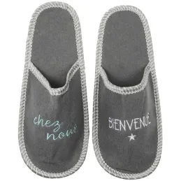 Porte chaussons invités avec 4 paires de chaussons Family