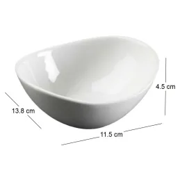 Bol ovale en porcelaine Sophie