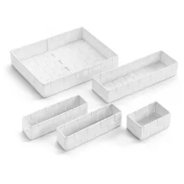 Set de 5 paniers en tissu Riga