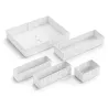 Set de 5 paniers en tissu Riga