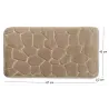Tapis en polyester galets 67x45 cm