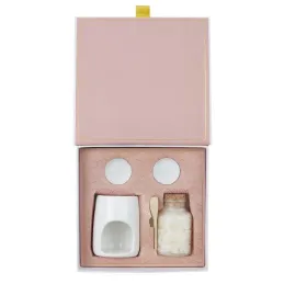 Coffret brûle parfum avec cire parfumée senteur fleur de ceriser