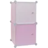 Rangement enfant 2 cubes mobulables 30x30 cm