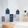 Rangement enfant 2 cubes mobulables 30x30 cm