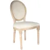 Chaise en bois patiné et canage Eléonore