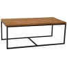 Tables basses modulables en bois recyclé et métal LOFT (Lot de 3)