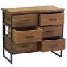 Commode en bois recyclé et métal LOFT