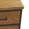 Commode en bois recyclé et métal LOFT